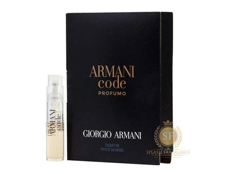 armani code profumo sample